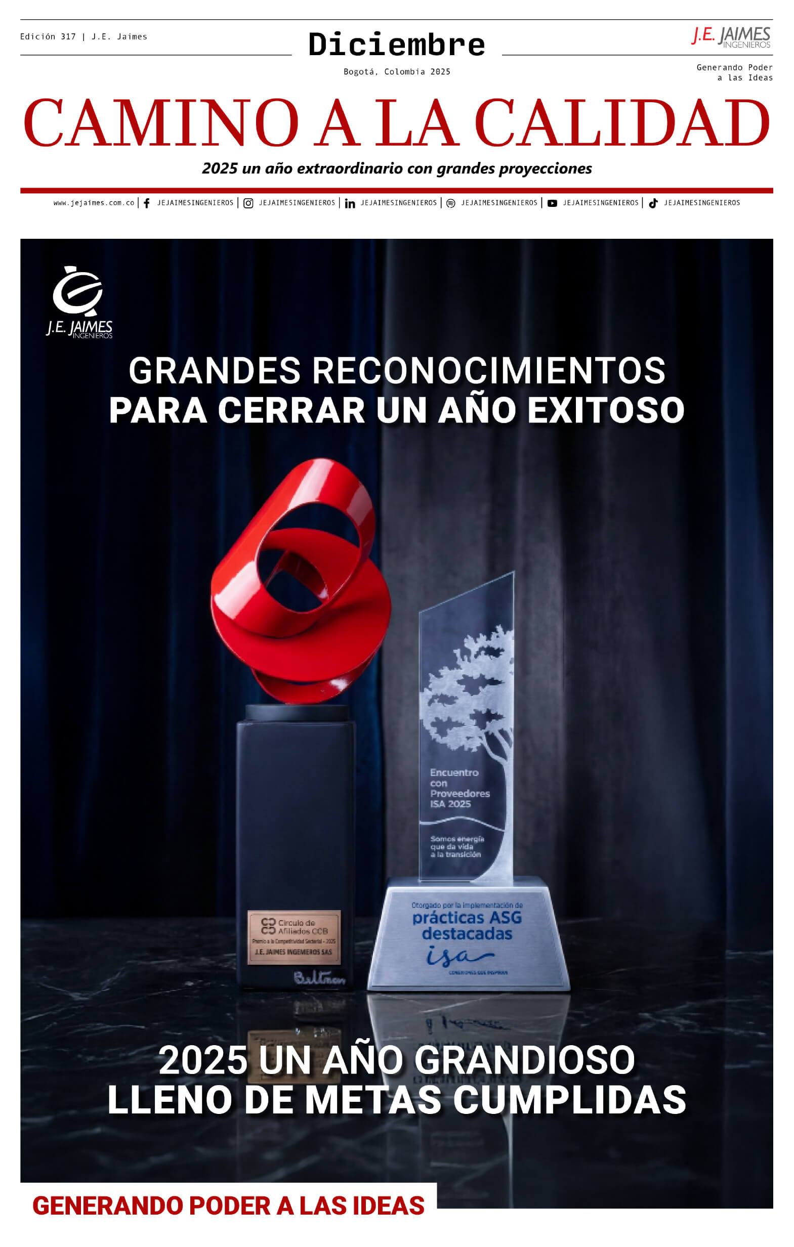 Portada Camino a la Calidad – Diciembre 2025