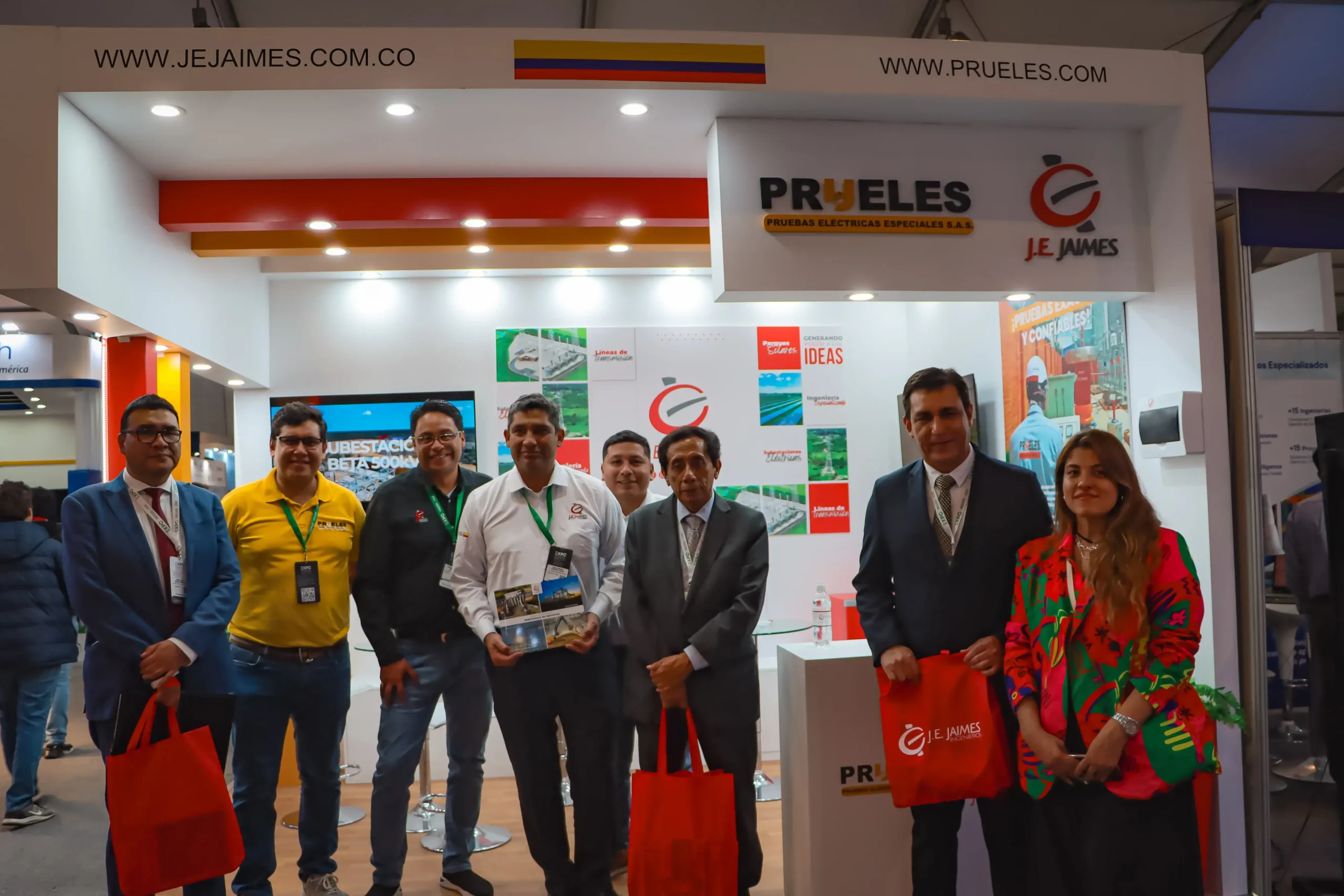 Stand de J.E. Jaimes Ingenieros en FISE Perú 2026, Lima
